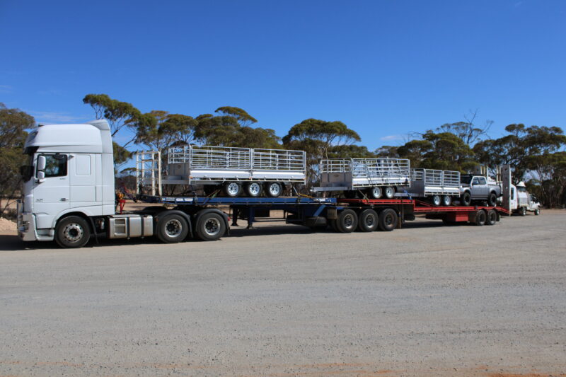 Trailers from Western Australia transported to Victoria