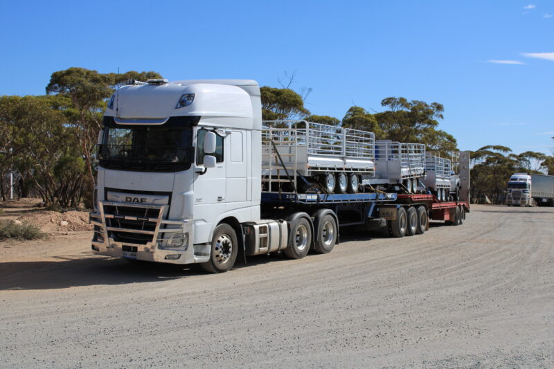 Trailers from Western Australia transported to Victoria