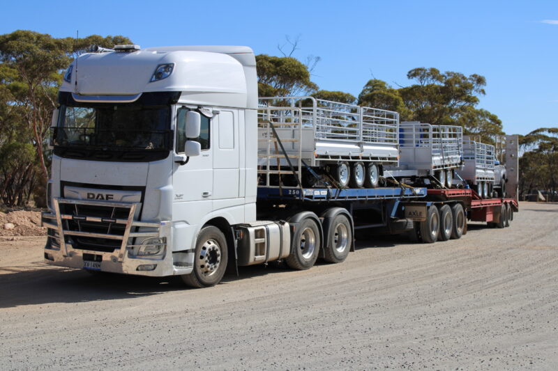 Trailers from Western Australia transported to Victoria