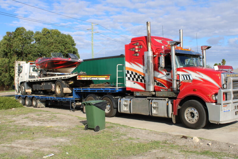 Hino Tilt Tray transported from Perth to Brisbane