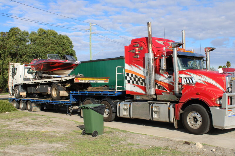 Hino Tilt Tray transported from Perth to Brisbane