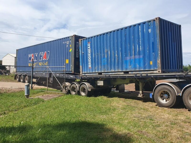 Shipping container transport