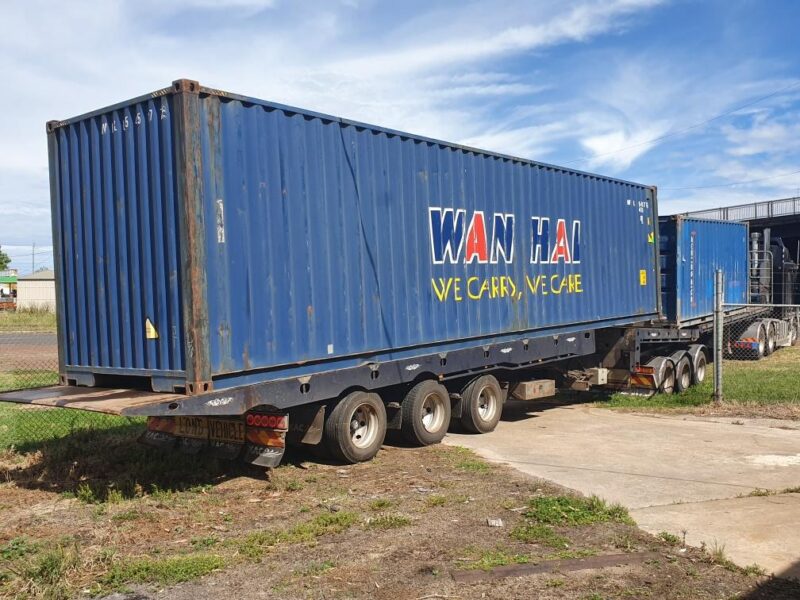 Shipping container transport