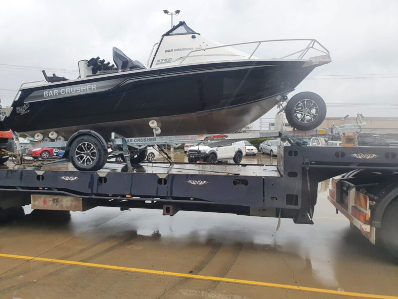 New Bar Crusher boat on the way to Adelaide