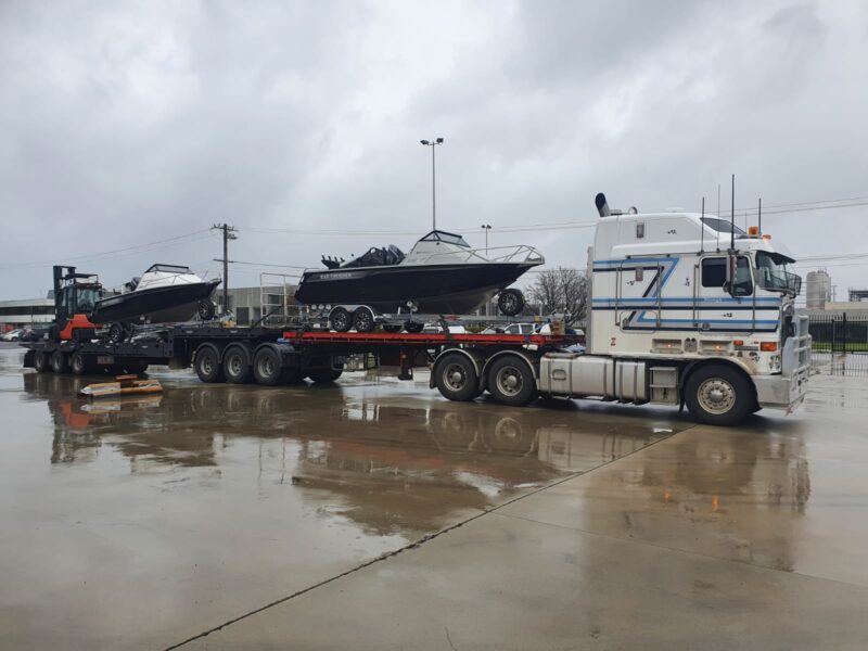 New Bar Crusher boat on the way to Adelaide