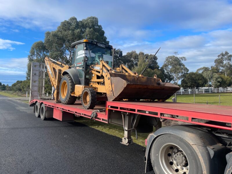 Case backhoe