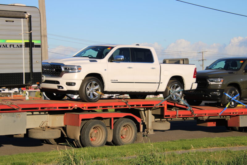 Dodge ram transported to Adelaide