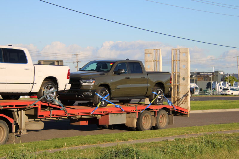 Dodge ram transported to Adelaide