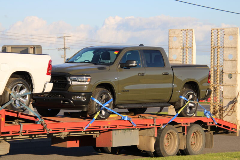 Dodge ram transported to Adelaide