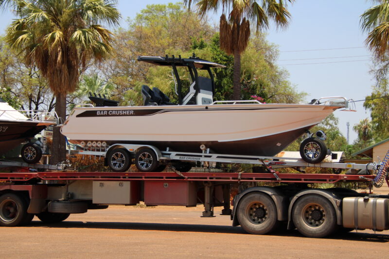 Bar Crusher Boats off to Darwin