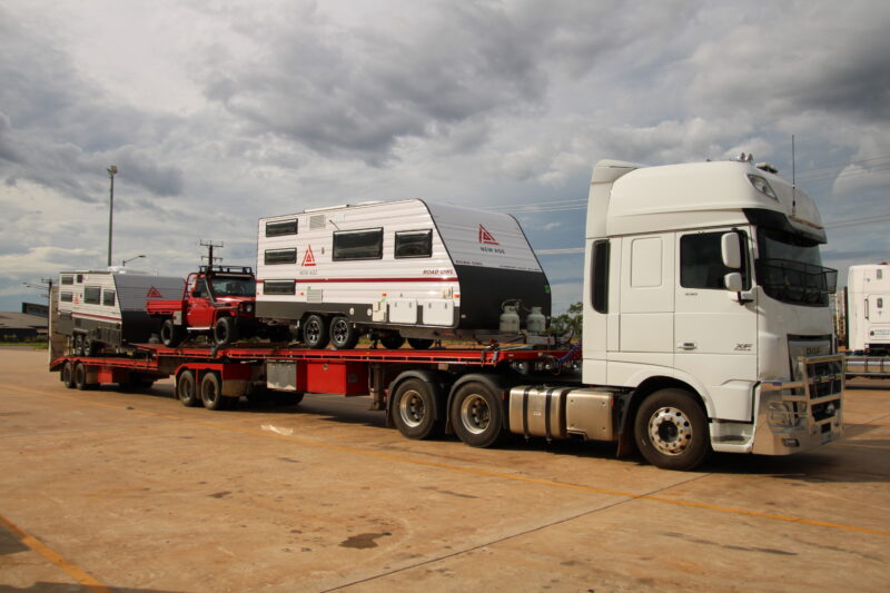 New Age Caravan Transported Melbourne to Darwin