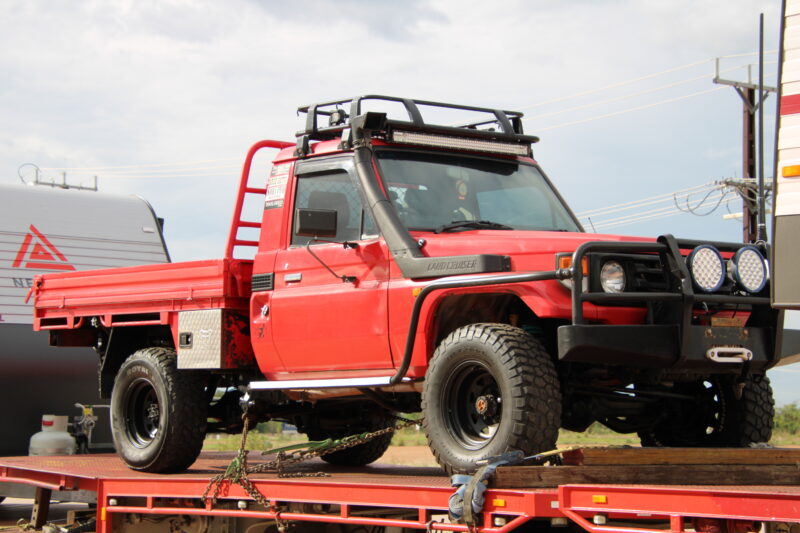 LandCruiser transported to Darwin