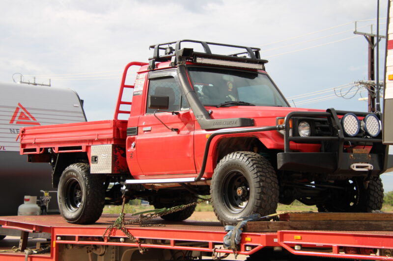 Land Cruiser taken to Darwin