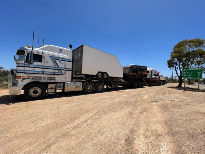 Road train Melbourne to Darwin