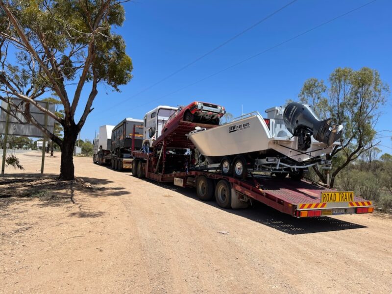 Road train Melbourne to Darwin