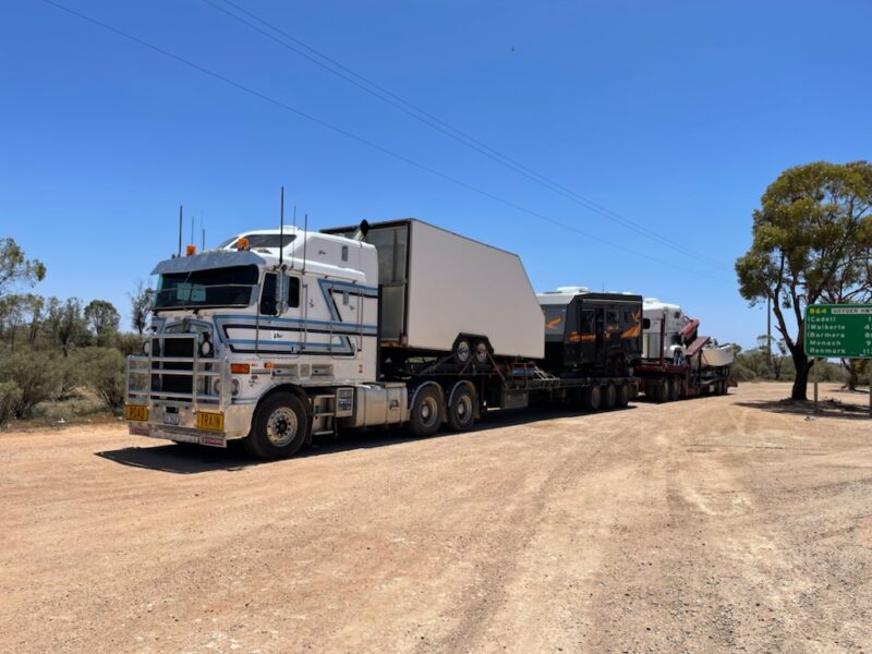 Road train Melbourne to Darwin