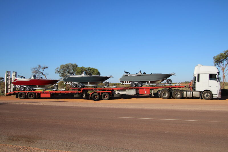 Barcrusher 670 XSR transported to darwin