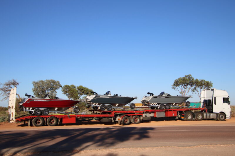 Barcrusher 670 XSR transported to darwin