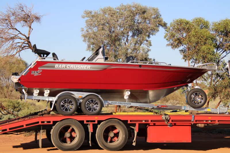 Barcrusher 670 XSR transported to darwin