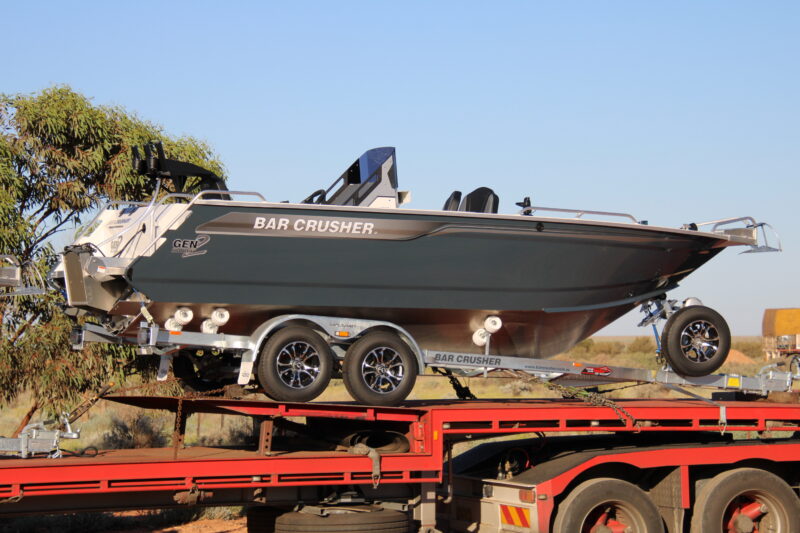 Barcrusher 670 XSR transported to darwin