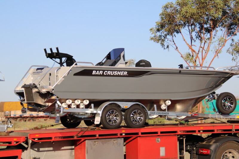 Barcrusher 670 XSR transported to darwin