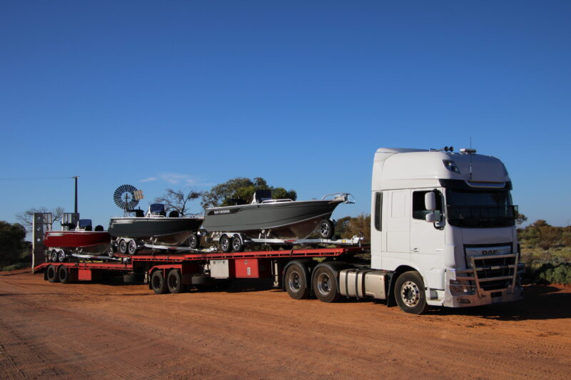 Barcrusher 670 XSR transported to darwin