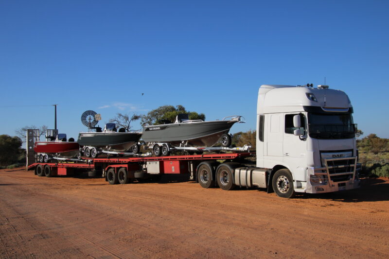 Barcrusher 670 XSR transported to darwin