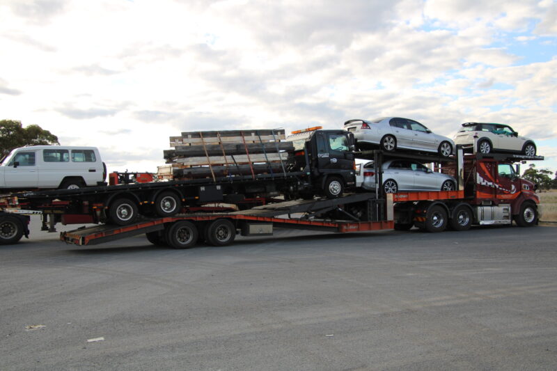 Car and Truck Carrier on the way to Melbourne